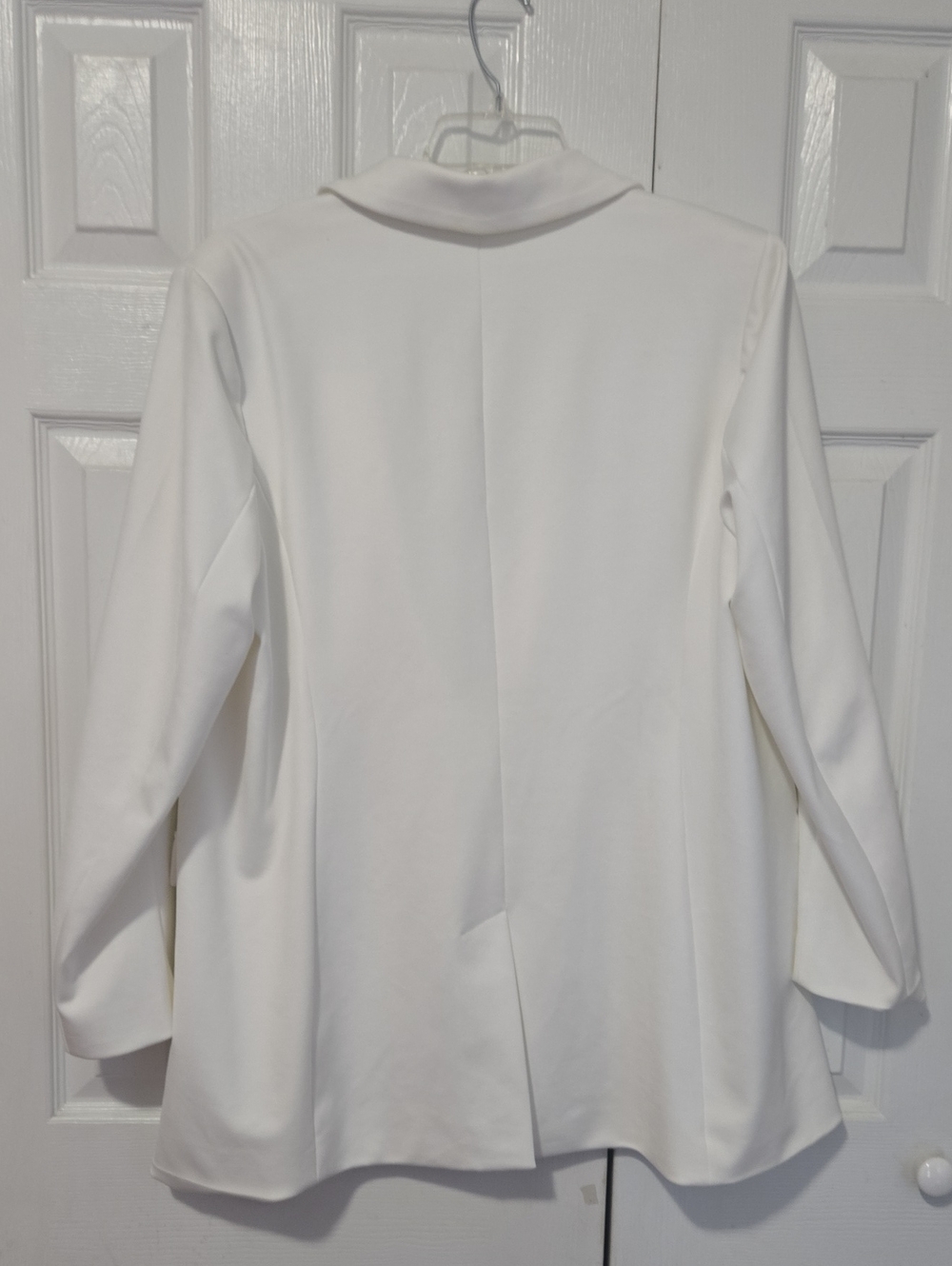 Express X Lady Gang Off White Button Notch Lapel Blazer XL New With Flaw - Picture 5 of 12